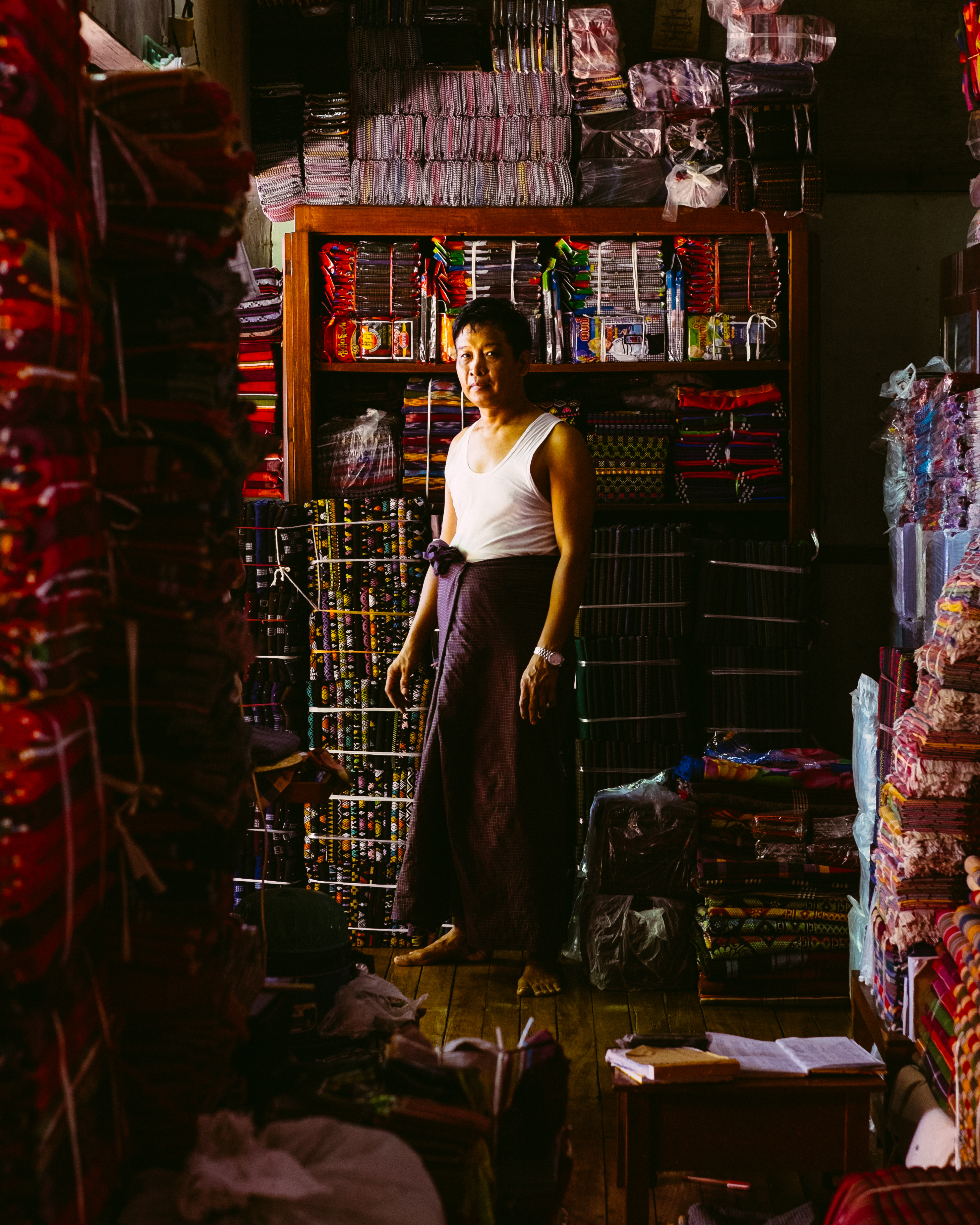 Myanmar — Market Vendor