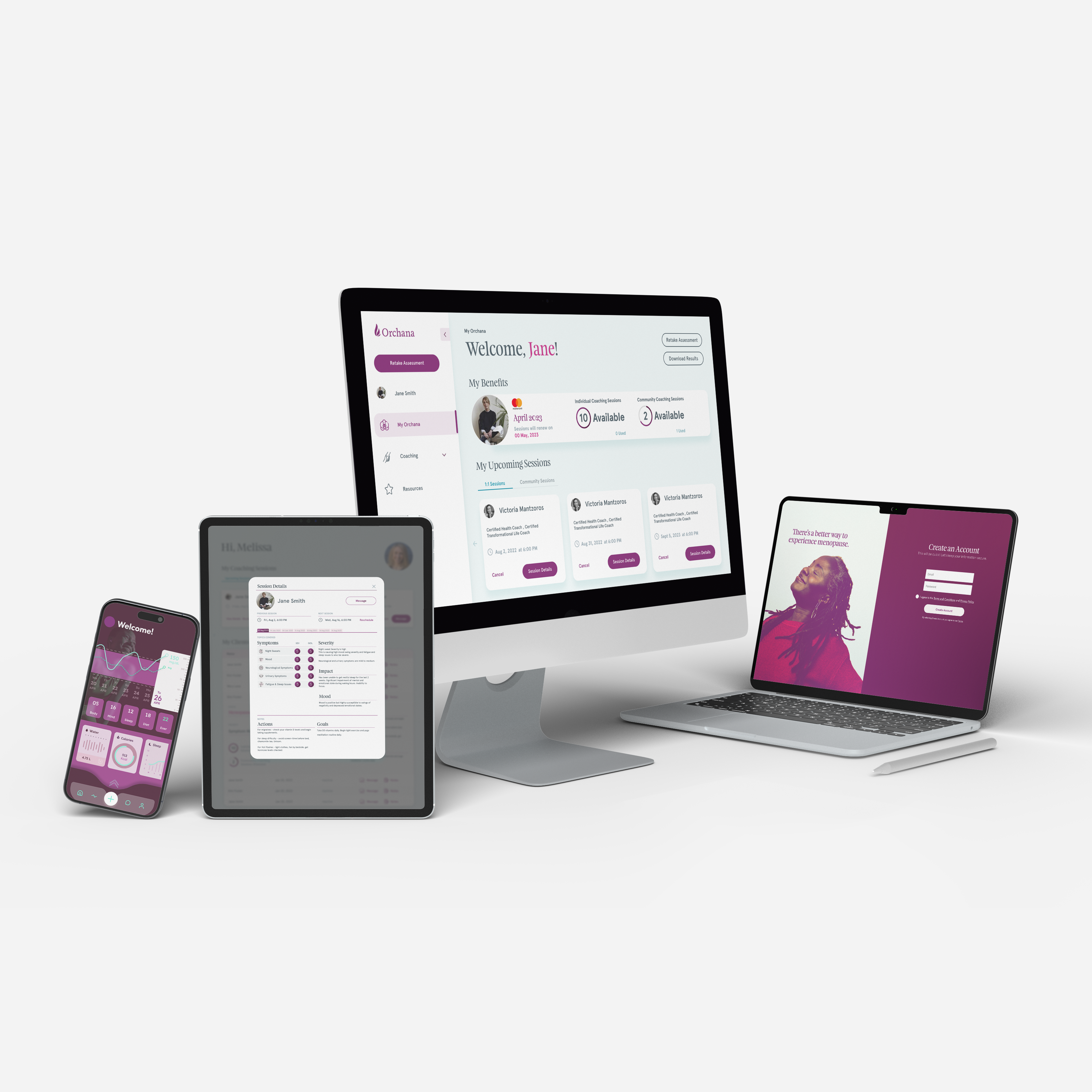 Orchana — UX Mockup